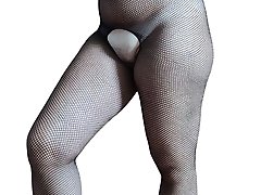 A night in the club in a catsuit