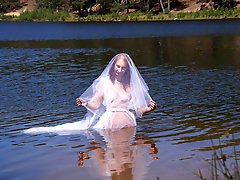 Lory with two fingers in her vagina