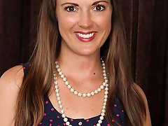 Naughty American housewife playing with herself