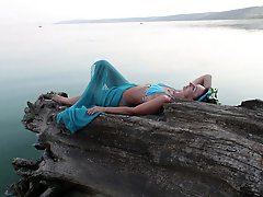 Ultra-sexy older damsel is taking off her panties