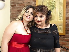 Naughty lesbian housewives make it big