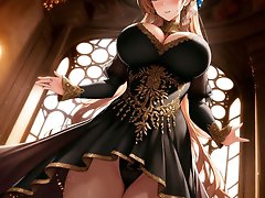 Prurient older damsels are getting undressed